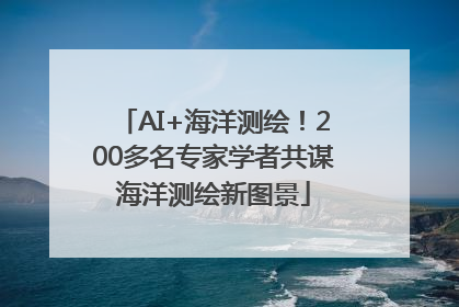 AI+海洋测绘！200多名专家学者共谋海洋测绘新图景